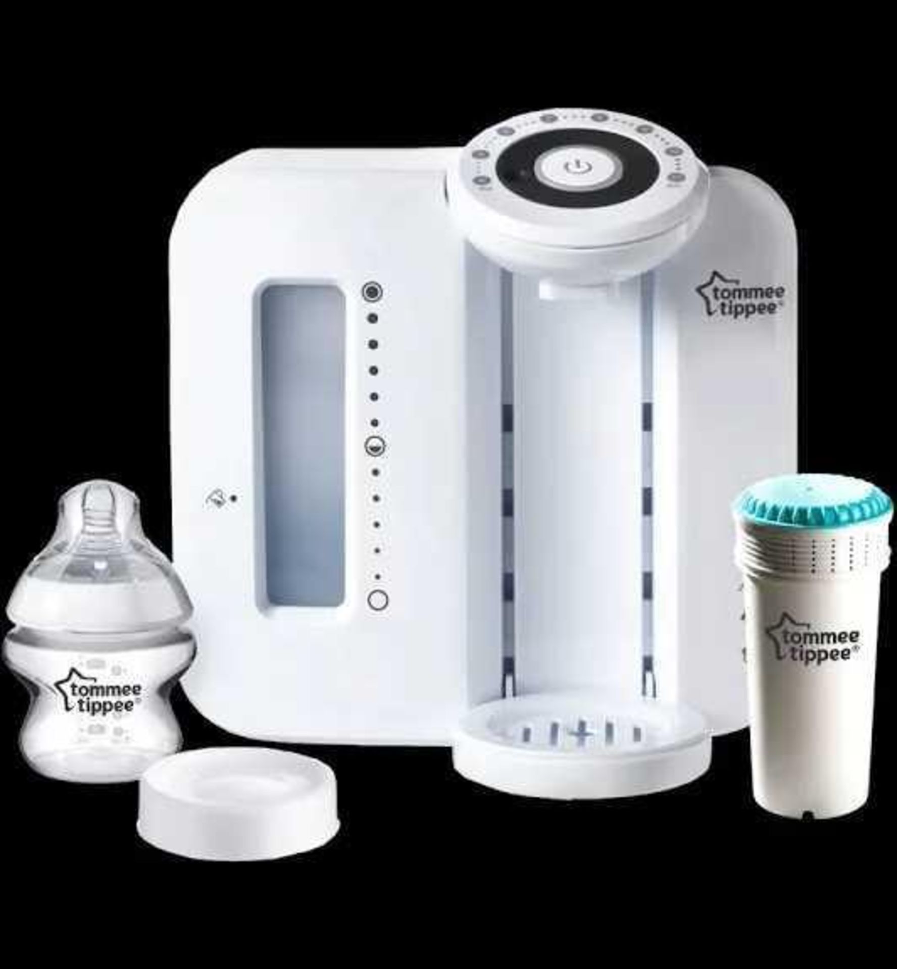 RRP £190 Lot To Contain 1X Unboxed Tommee Tippee Perfect Prep Machine, White 1X Unboxed Electric Ste