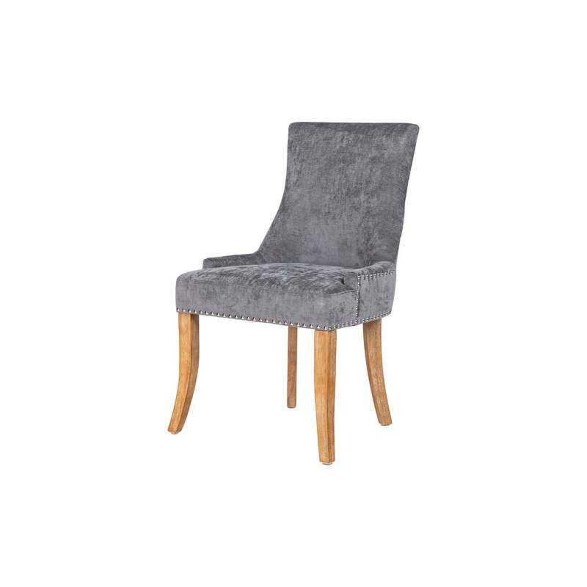 RRP £320 Lot To Contain 1X Boxed Carla Tufted Upholstered Side Chair (Set Of 2) (Aj)