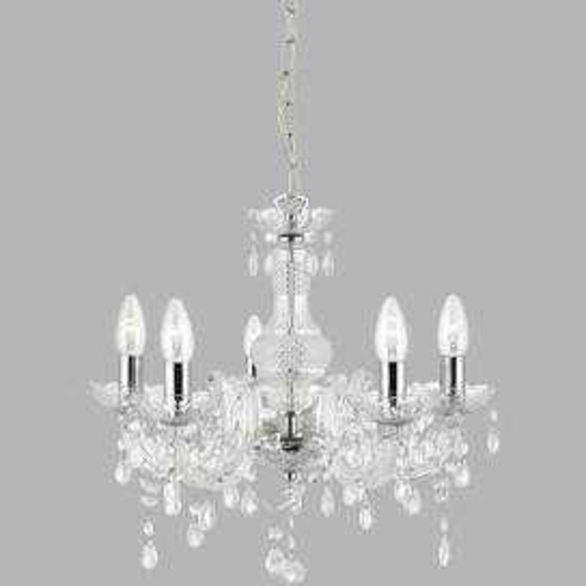 (Sk) RRP £140 Lot Containing 1X Hokku Designs Fairytale 5 Light Chandelier 1Xharlem Floor Lamp Shade - Image 2 of 3