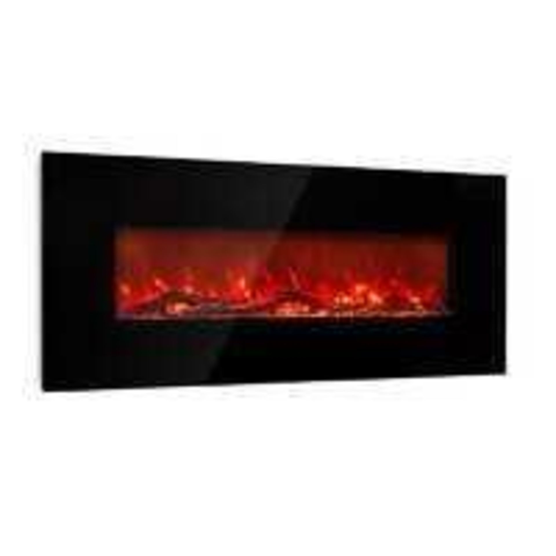 (Dd) RRP £290 Lot To Contain 1 ( X 1 Lausanne Long Recessed Wall Mounted Electrical Fire