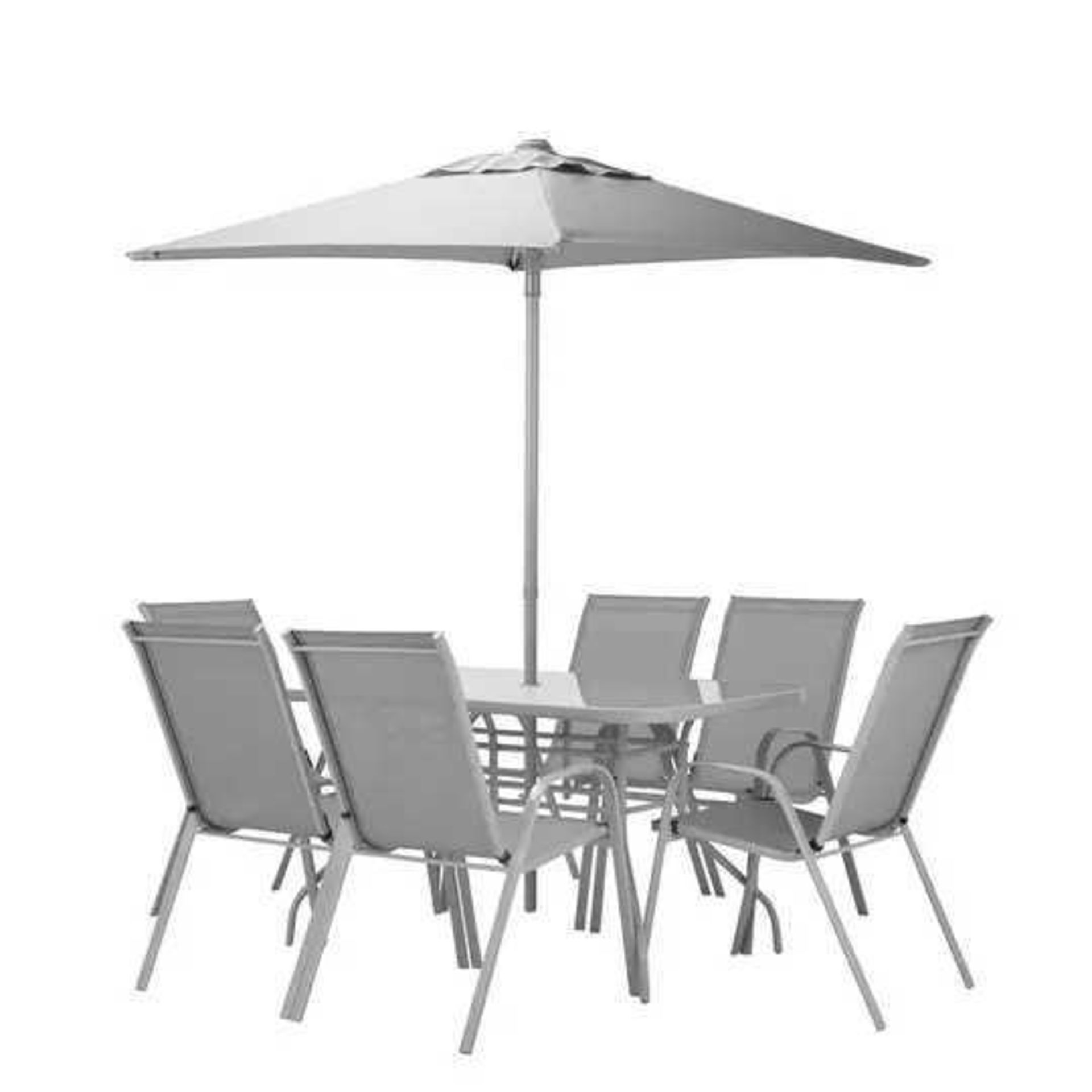 (Dd) RRP £150 Lot To Contain X 1 Sicily Bronze 6 Seater Patio Table