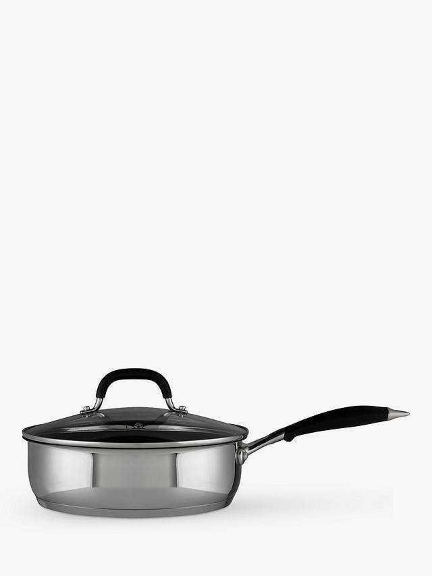 (At) RRP £395 Lot To Contain 1 X John Lewis Stockpot With Lid 1 X John Lewis SautÃ© Pan With Lid 1 X