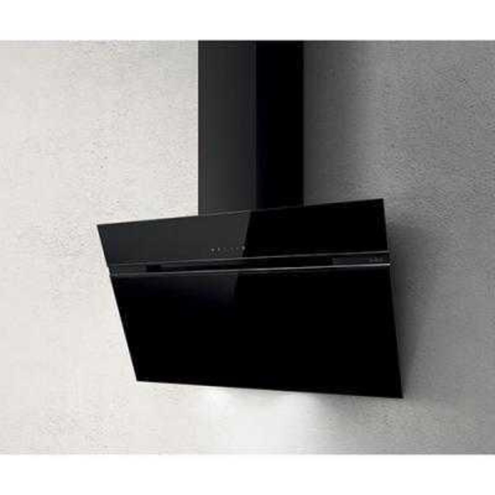 (Sk)RRP £400 Lot To Contain 1X Elica Stripe Prf0101143 Wall Mounted Cooker Hood - Black (Boxed)