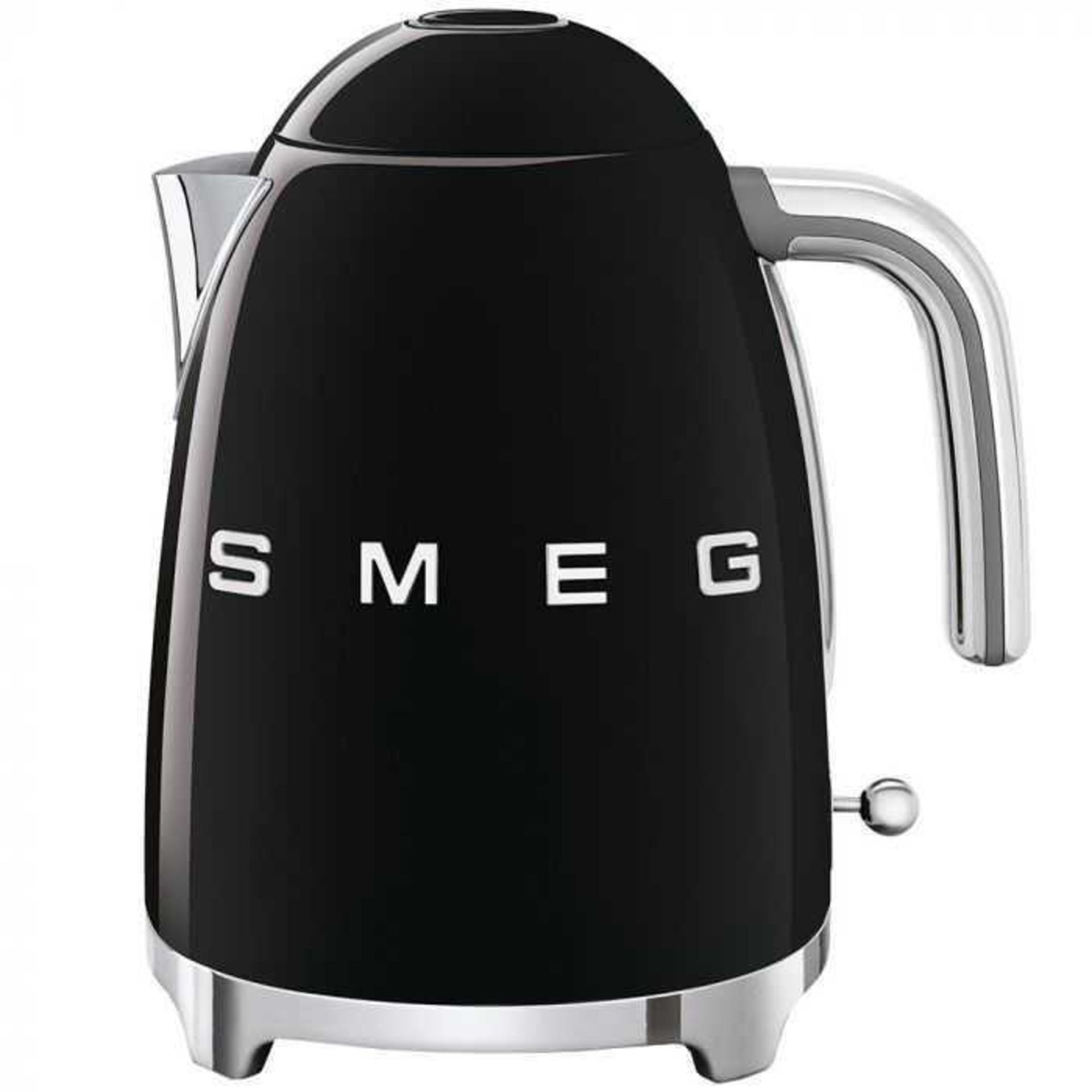 (Tr) RRP £280 Lot To Contain 2 Item's 1X Smeg Kettle In Black 1X Dualit Stainless Steel Kettle