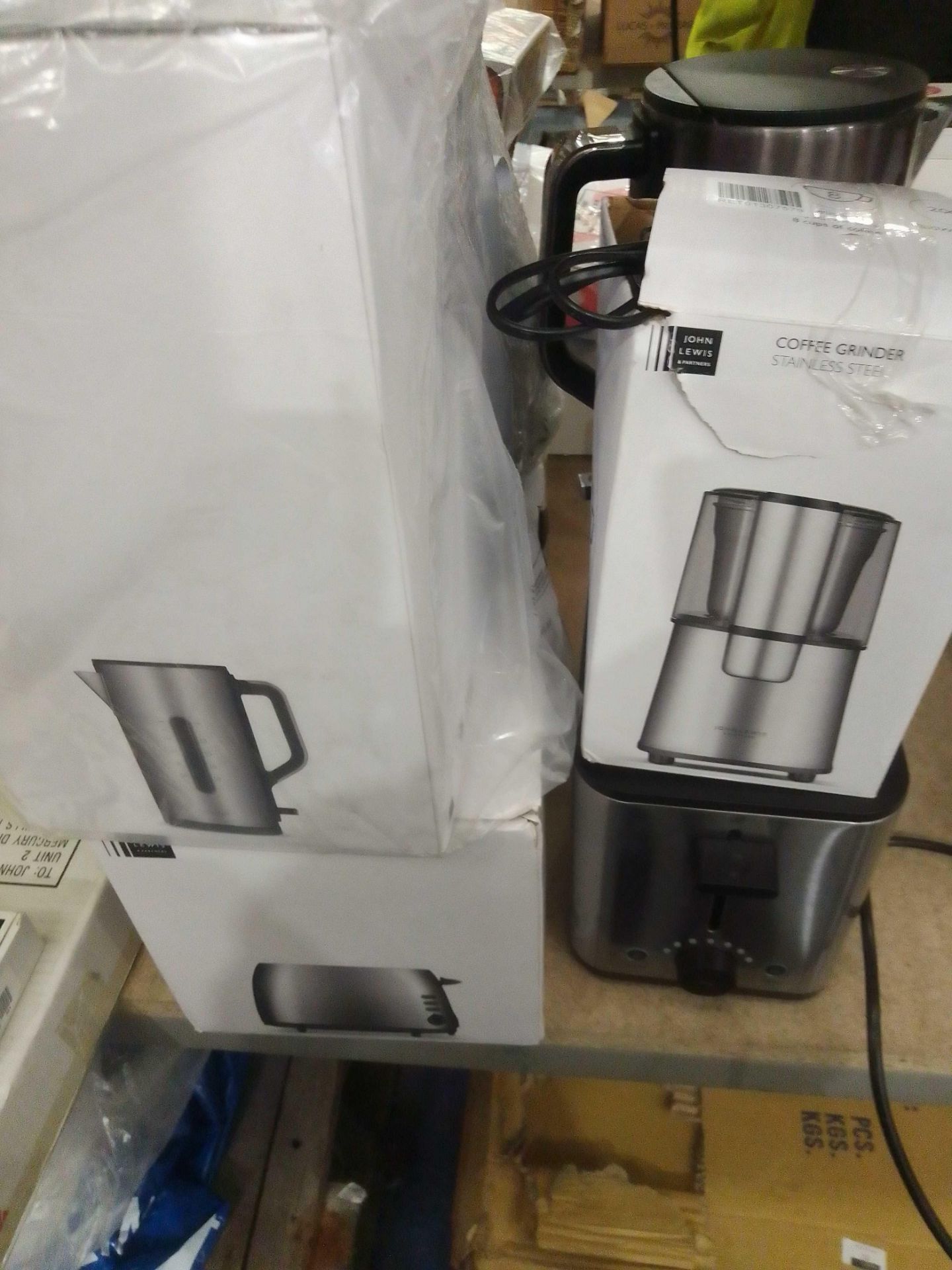 (Tr) RRP £200 Lot To Contain 6X John Lewis And Partners Items 3X Kettles 2X Toasters 1X Coffee Grin - Image 7 of 7