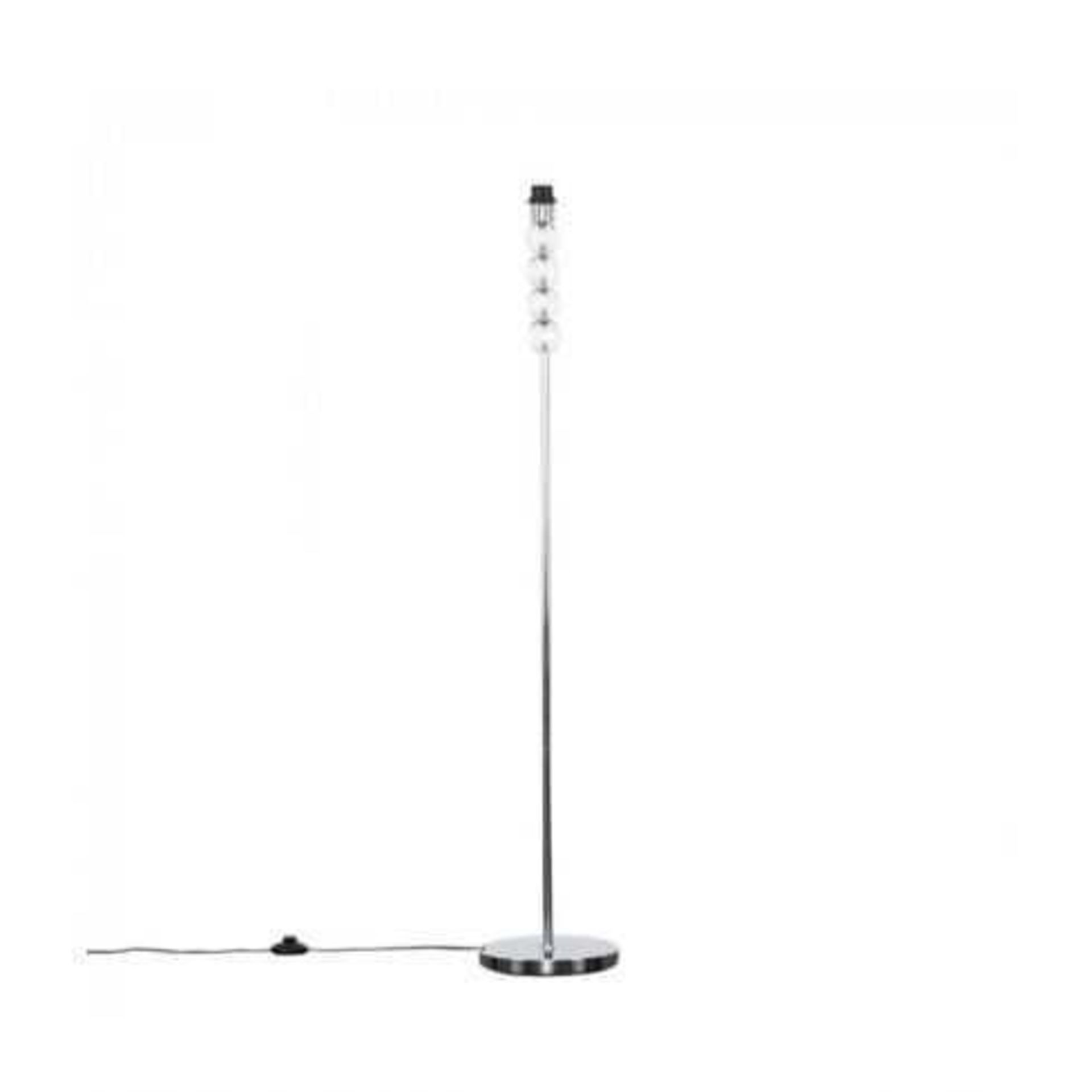 Kc) RRP £150 Lot To Contain X1 Boxed Wayfair Item(X1- Eleanor Chrome Floor Lamp With Clear Acrylic