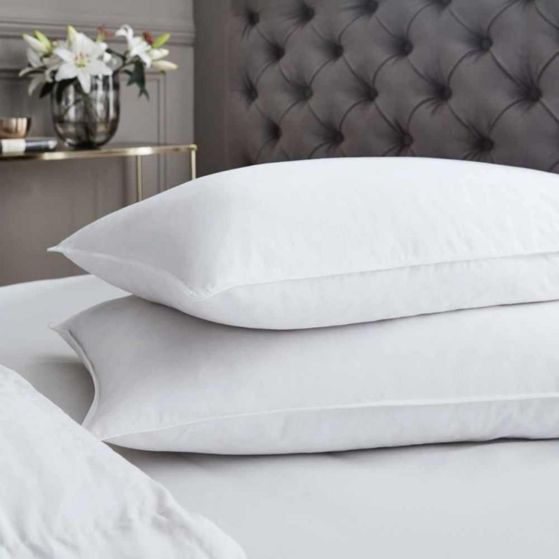 Sr RRP £130 3 Bagged Pillows (Lot To Contain X1 John Lewis And Partners Small White Pillow 64912511