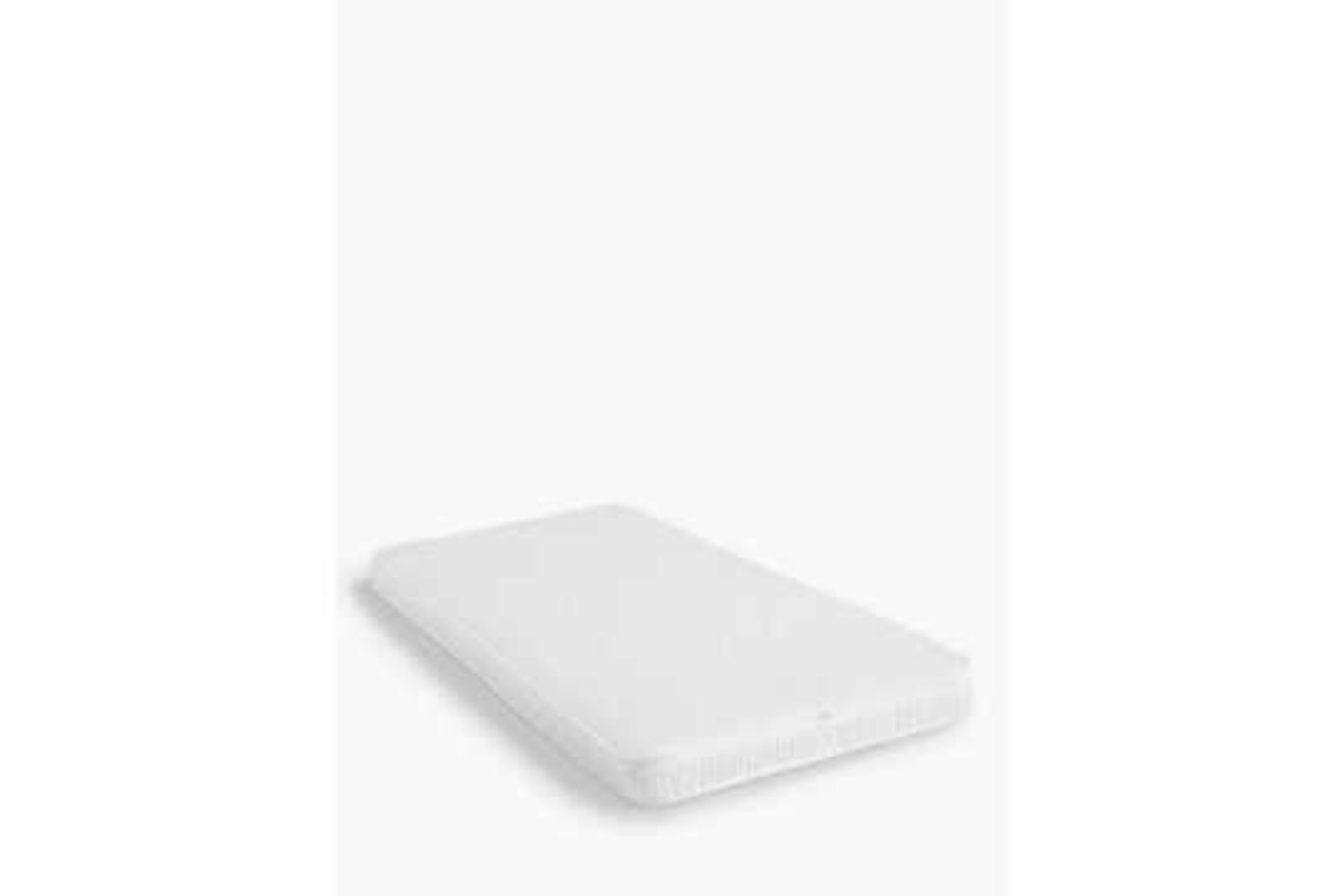 RRP £120 Lot To Contain 1 X John Lewis & Partners Basic Fibre Cot Mattress, 120 X 60Cm (Aj)