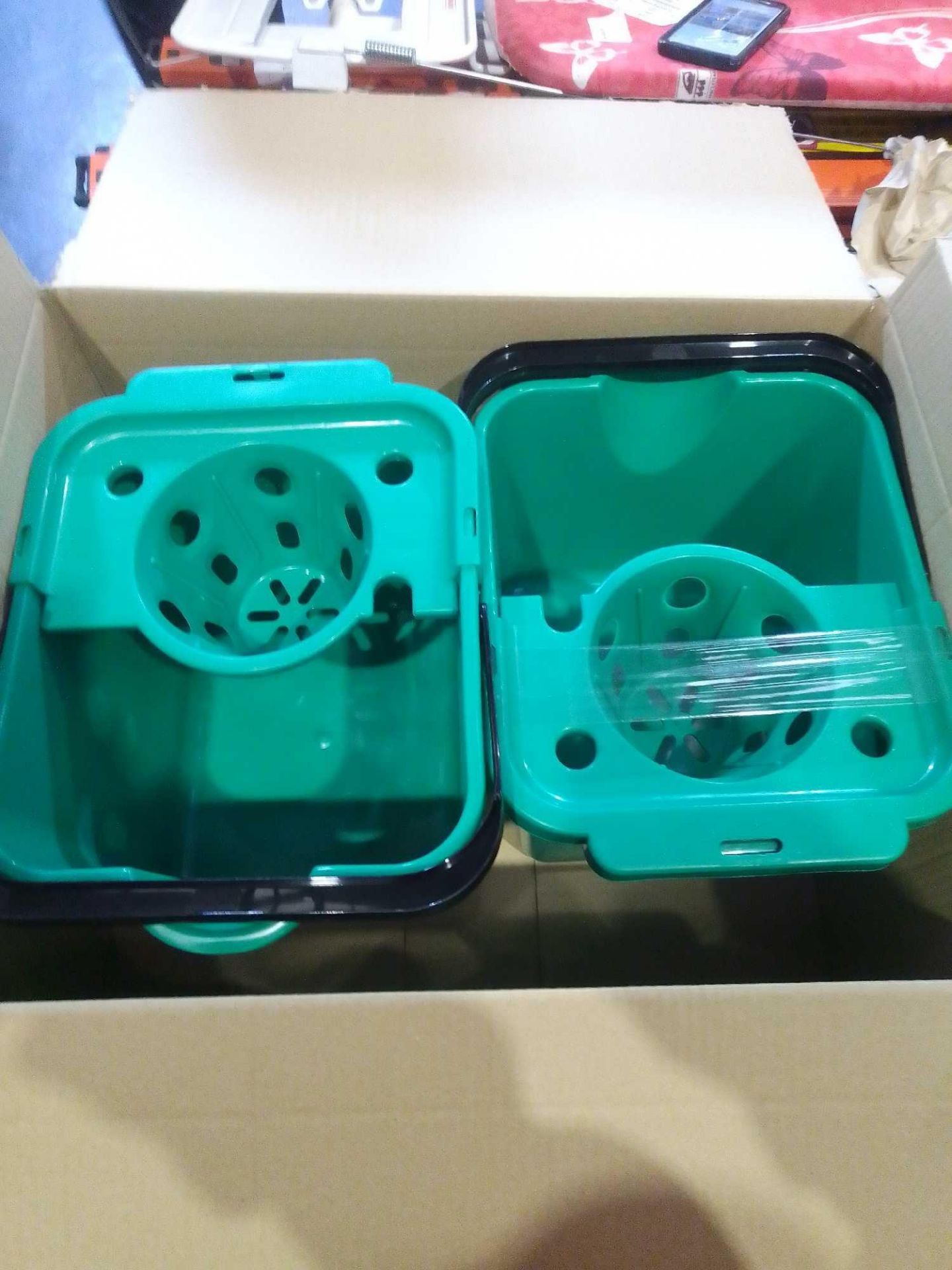 RRP £120 Brand New And Sealed 6 X Boxes To Contain (12 Items) 12 X 12 Litre Mop And Pail Buckets - - Image 9 of 12