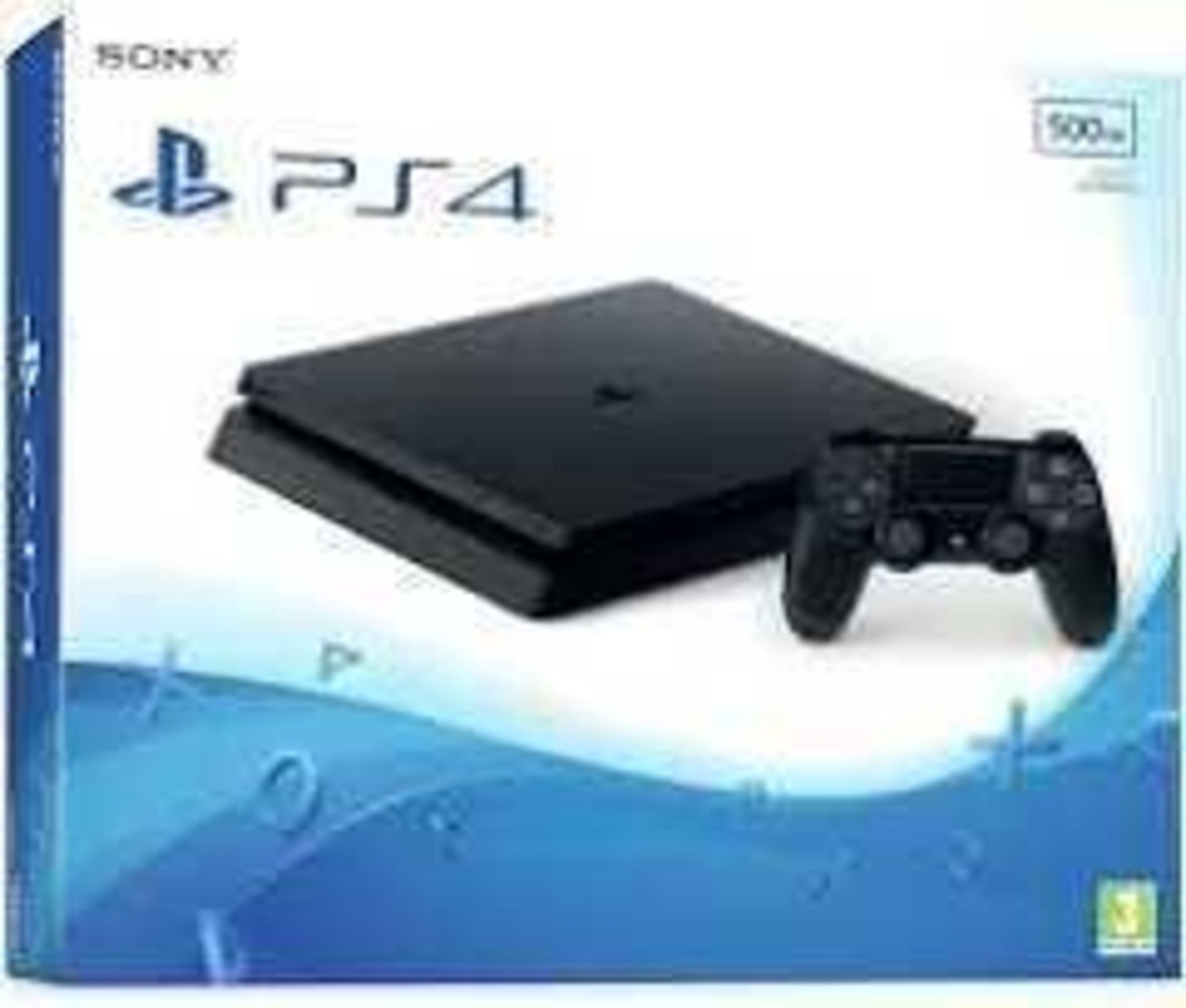 RRP £250 Lot To Contain X1 Boxed Ps4 Slim 1Tb Colour Black ) Kc
