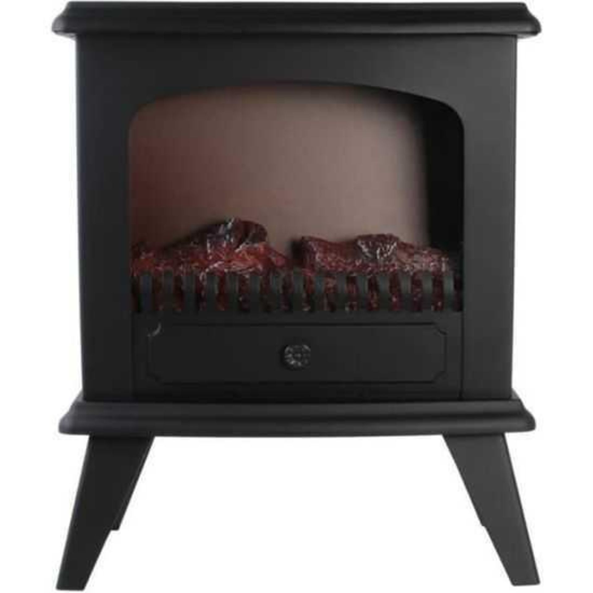 RRP £130 Lot To Contain 1X Boxed 1X Decorative Led Fireplace In Black - 45 X 18 X 56 Cm (Aj)