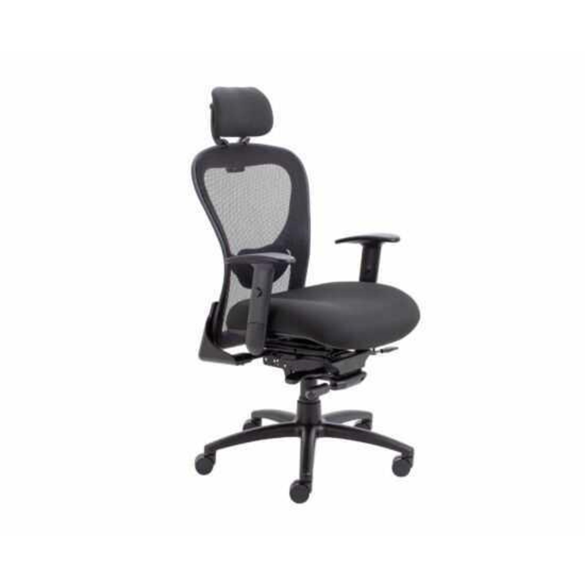 RRP £550 Lot To Contain 1X Boxed Tc Office Strata Heavy Duty High Back Mesh Task Chair (Aj)