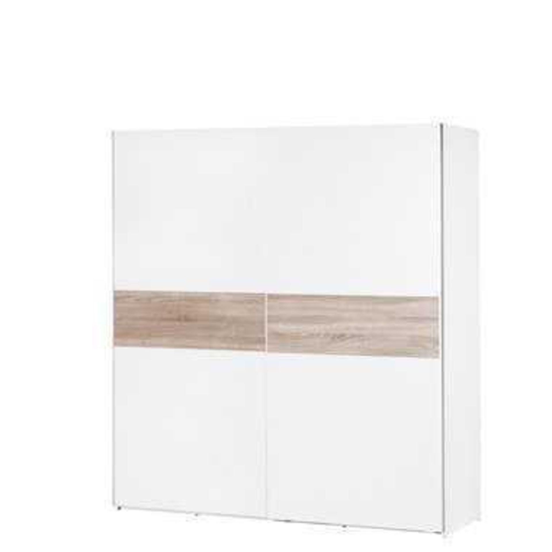 RRP £240 Lot To Contain 3X Box Containing Venice 01 Wardrobe With Sliding Doors 183X202X60 Cm (W X H