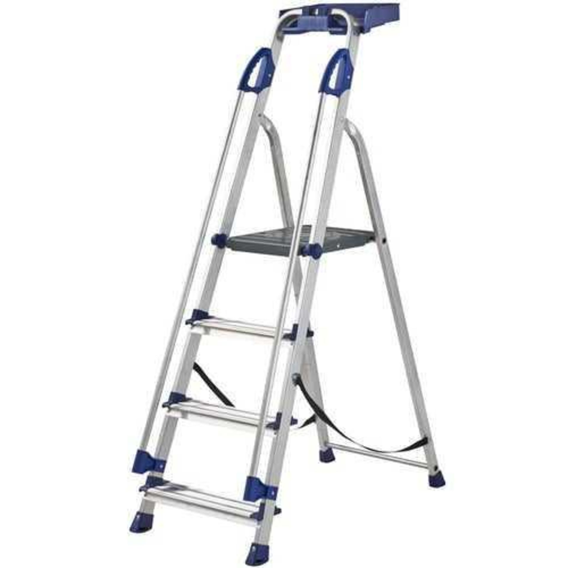 RRP £100 Lot To Contain 1X Werner 4 Tread Workstation Stepladder (Tr)
