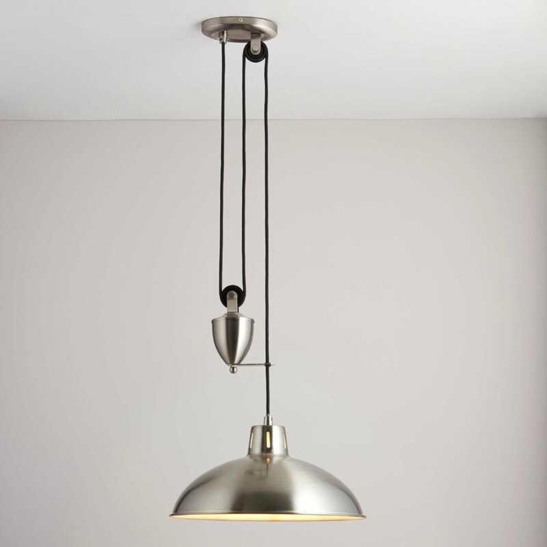 RRP £310 Lot To Contain 1X Boxed Bartlet 1 - Light Dome Pendant 1X Boxed Ingrid 5-Light 62Cm Semi F