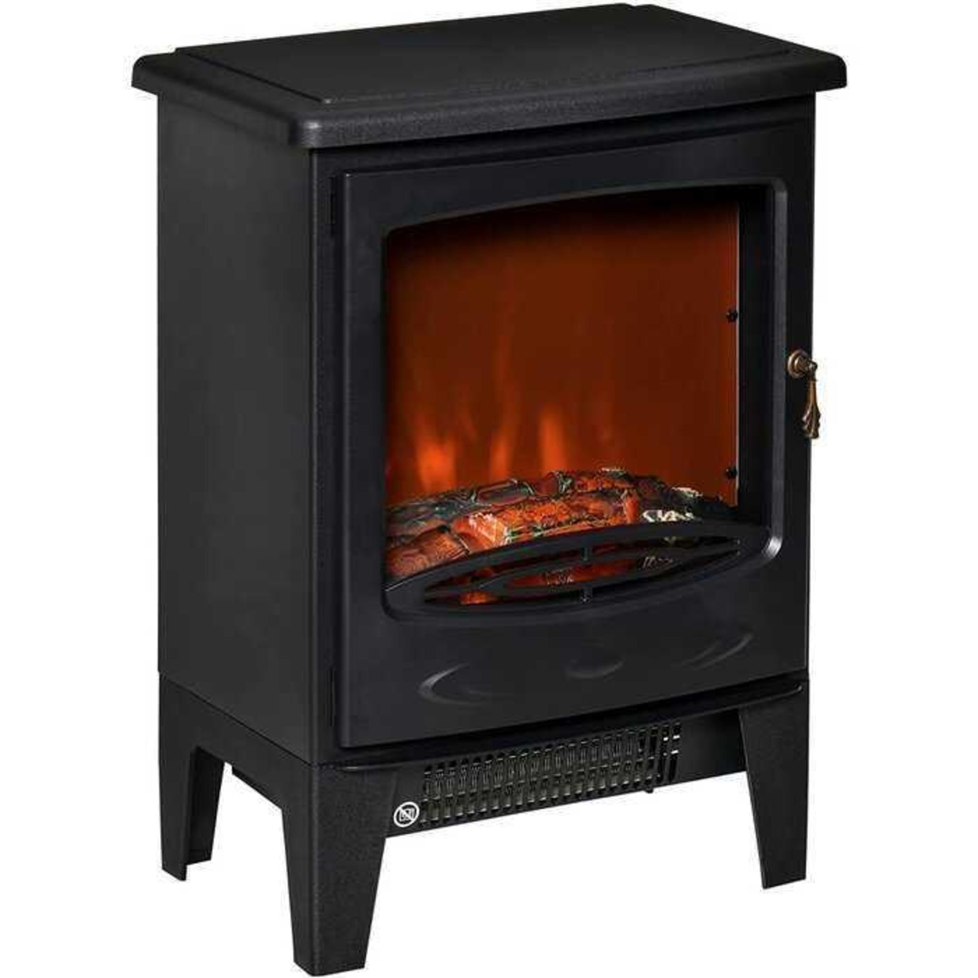 RRP £180 Lot To Contain X1 Warmlite Sterling 200W Grey Electric Stove Heater, X1 Chemine D Corative - Image 3 of 6