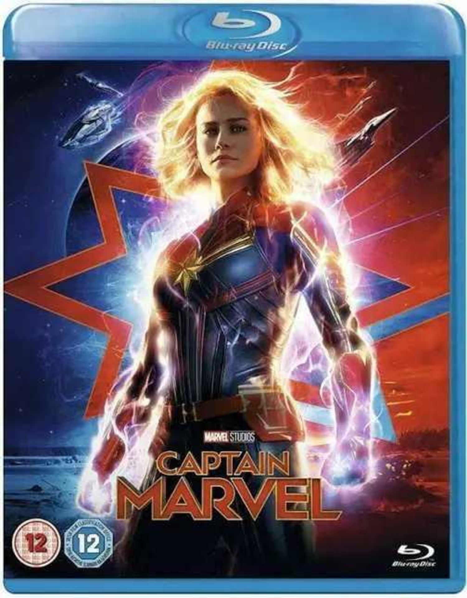 RRP £1480 Lot To Contain 1X Box Containing 50X Captain Marvel Blu-ray DVD (Aj)