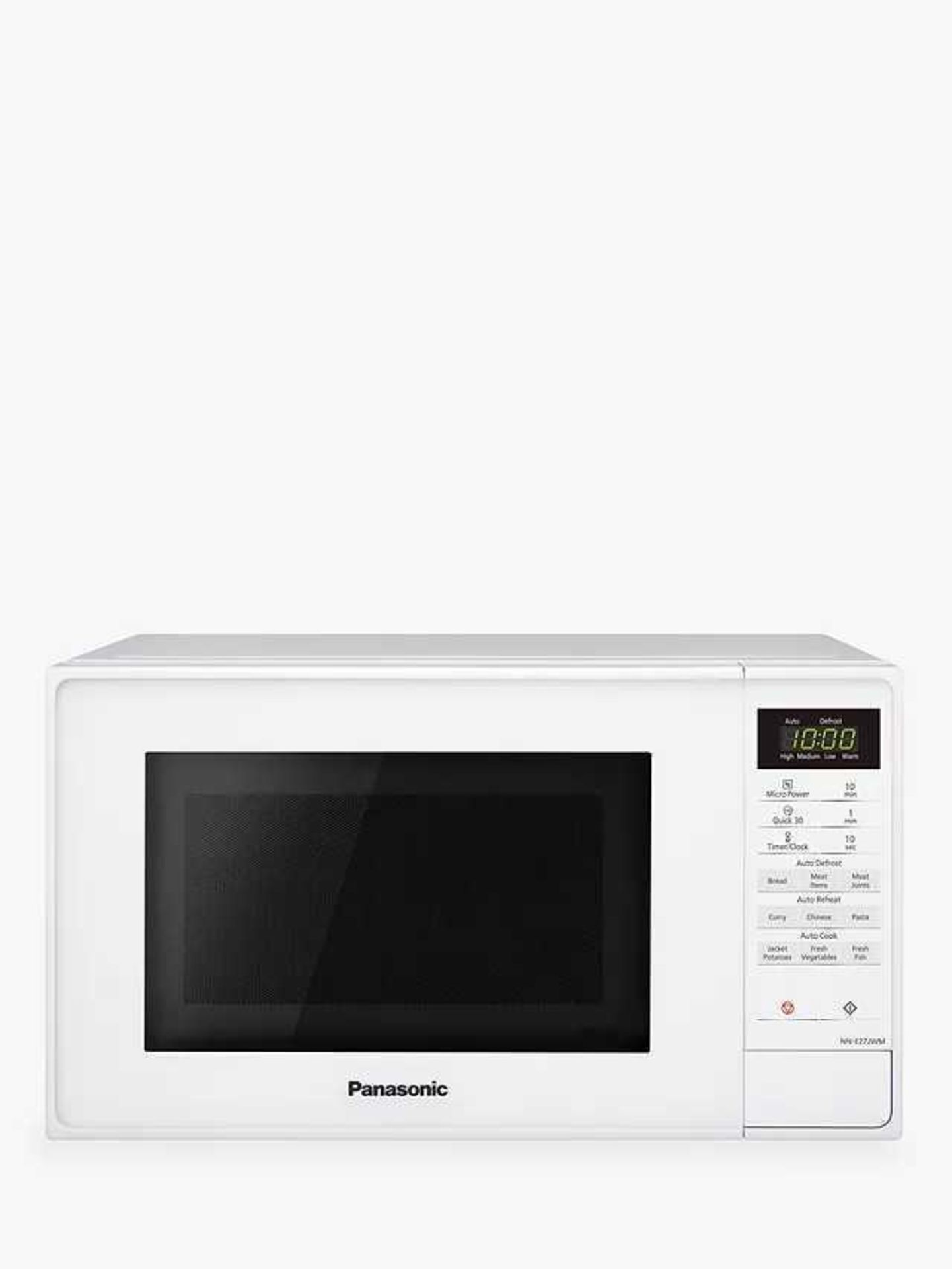 RRP £240 Lot To Contain 1X Unboxed Panasonic Nn-E27Jwmbpq Microwave, White 1X Unboxed Dualit Lite 2 - Image 2 of 4