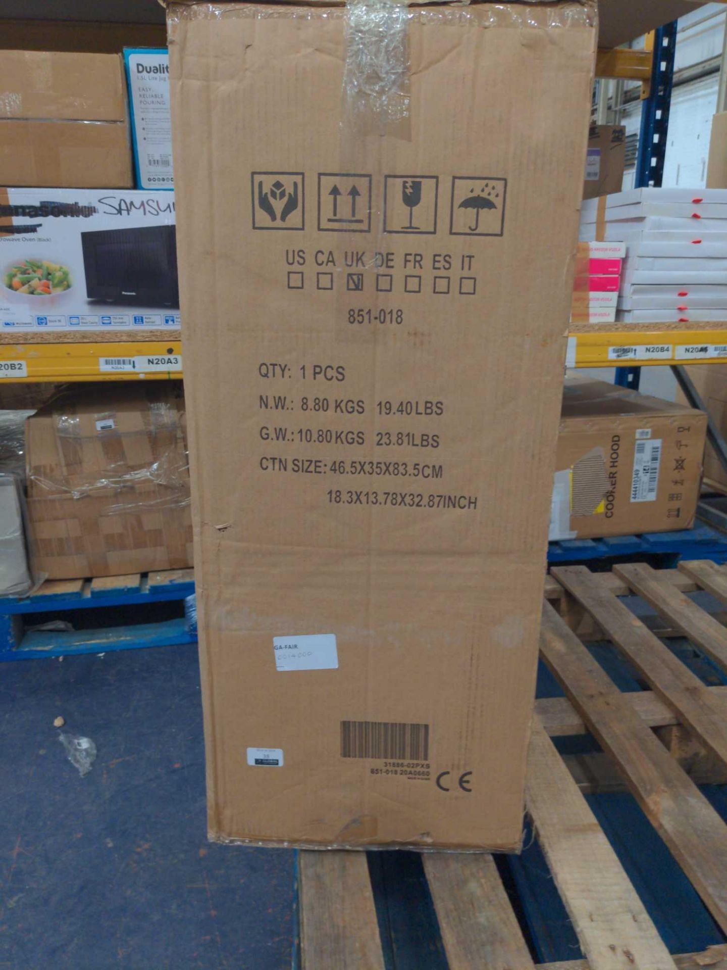 RRP £210 Lot To Contain 1X Boxed Geno 72 Litre Motion Sensor Rubbish Bin (Sp) - Image 2 of 2