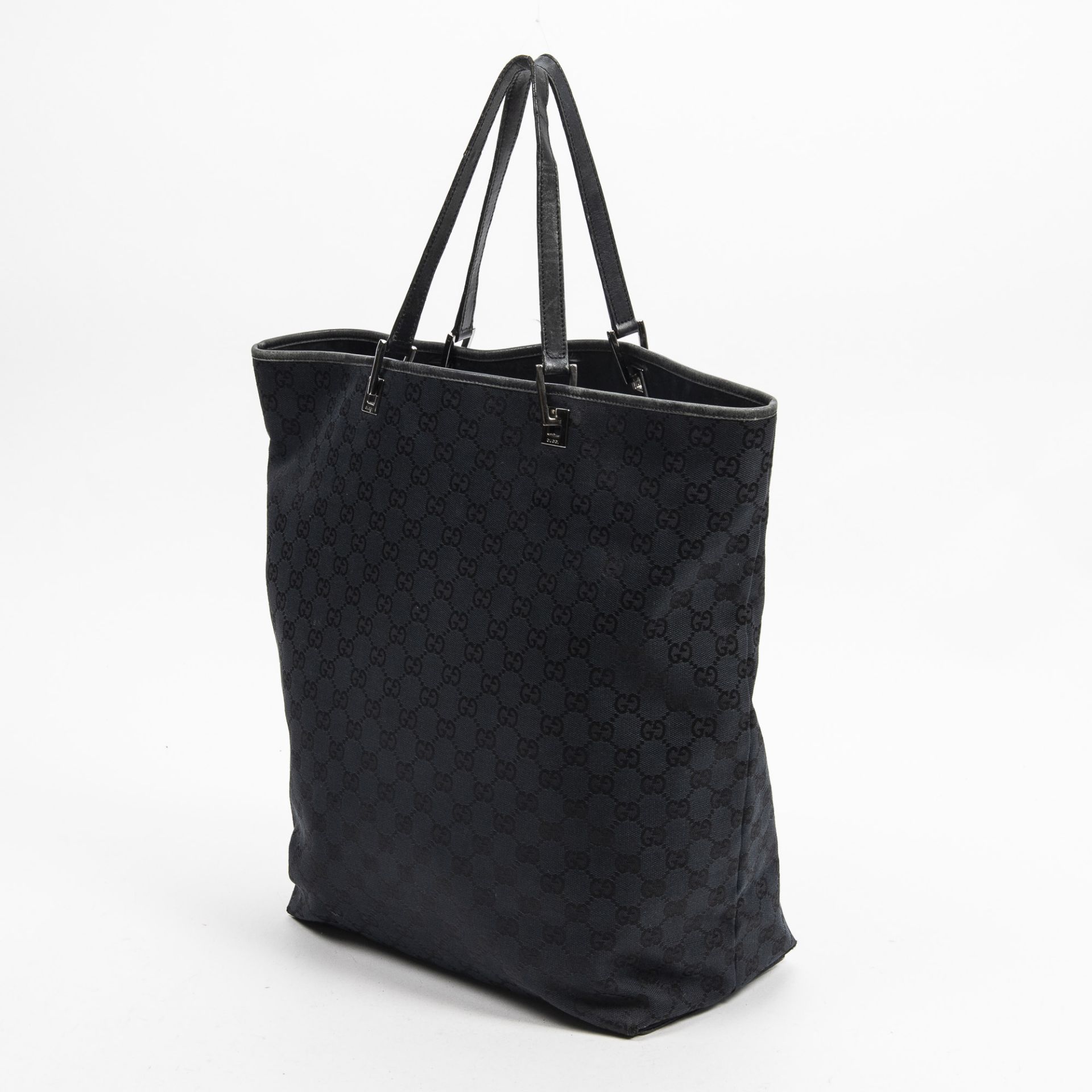 RRP £880.00 Lot To Contain 1 Gucci Canvas Large Shopping Tote Shoulder Bag In Black - 29*39*15cm - - Image 2 of 4