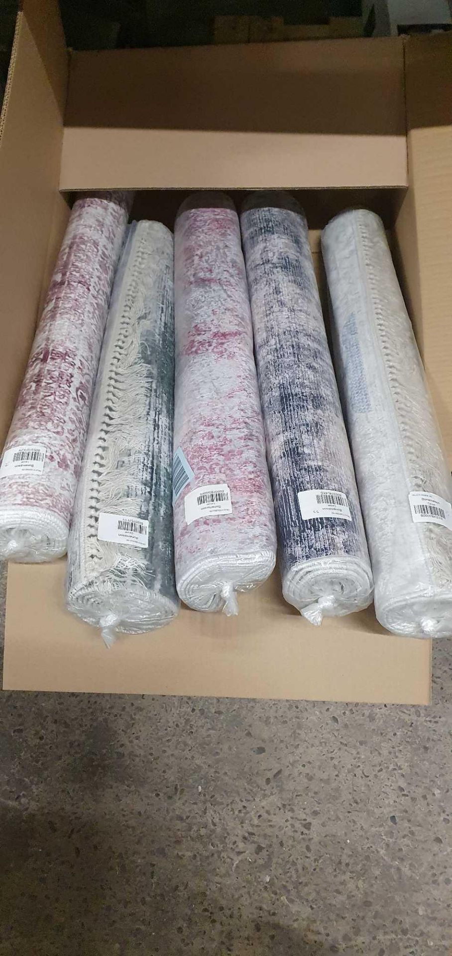 RRP £150 Lot To Contain 1X Box Containing Sealed 5X Bonamaison Digitally Printed Carpet (Aj) B09378F - Image 2 of 2