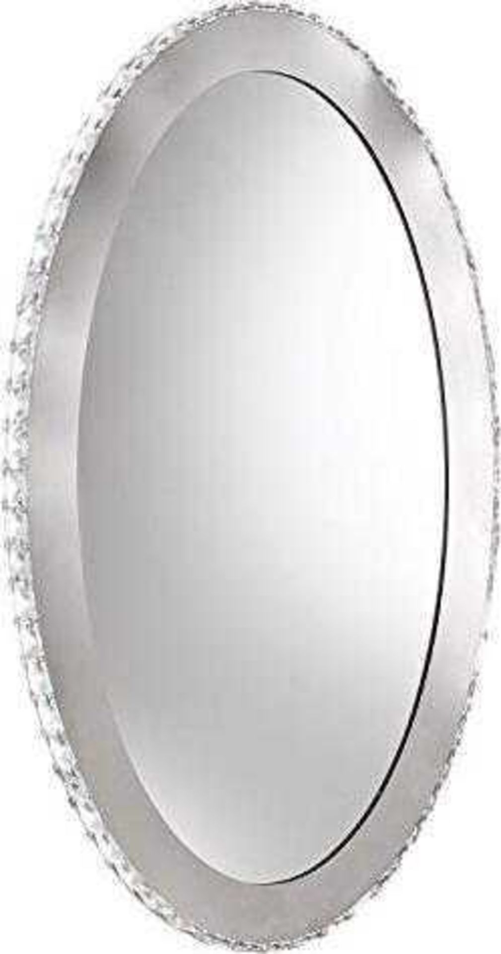 RRP £390 Lot To Contain 1X Box Eglo Toneria Spiegel Oval Mirror Led (Aj)