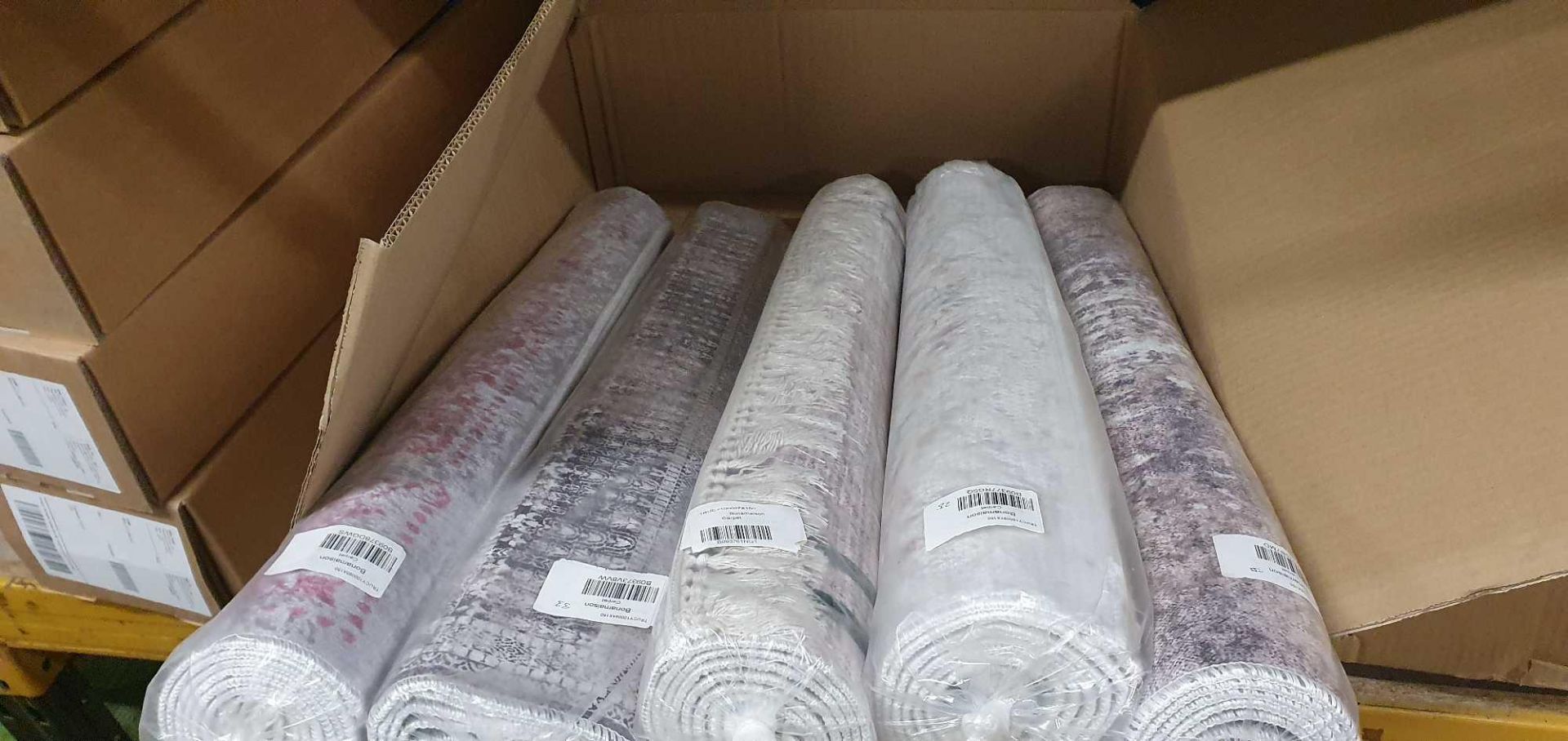 RRP £150 Lot To Contain 1X Box Containing 5X Bonamaison Digitally Printed Carpet (Aj) B09375B7Md B09 - Image 2 of 2