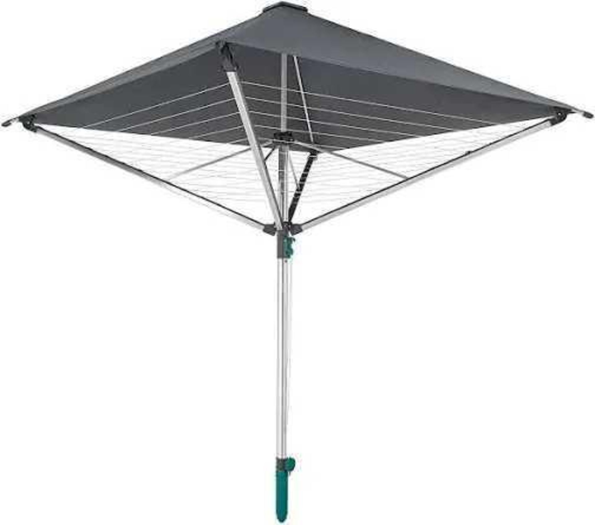 RRP £240 Lot To Contain 1X Box Leifheit Rotary Dryer Linoprotect 400, Aluminium - Rustproof, Grey, 4