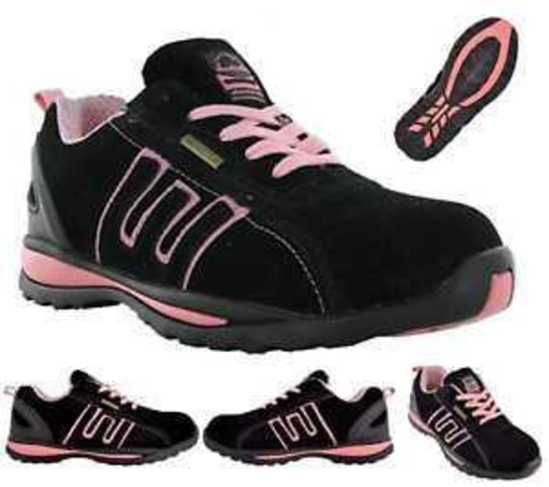 RRP £470 BRAND NEW AND SEALED (19 Items) 1 x Ladies' Lightweight Leather Laces Steel Toe Cap Safety - Image 2 of 7