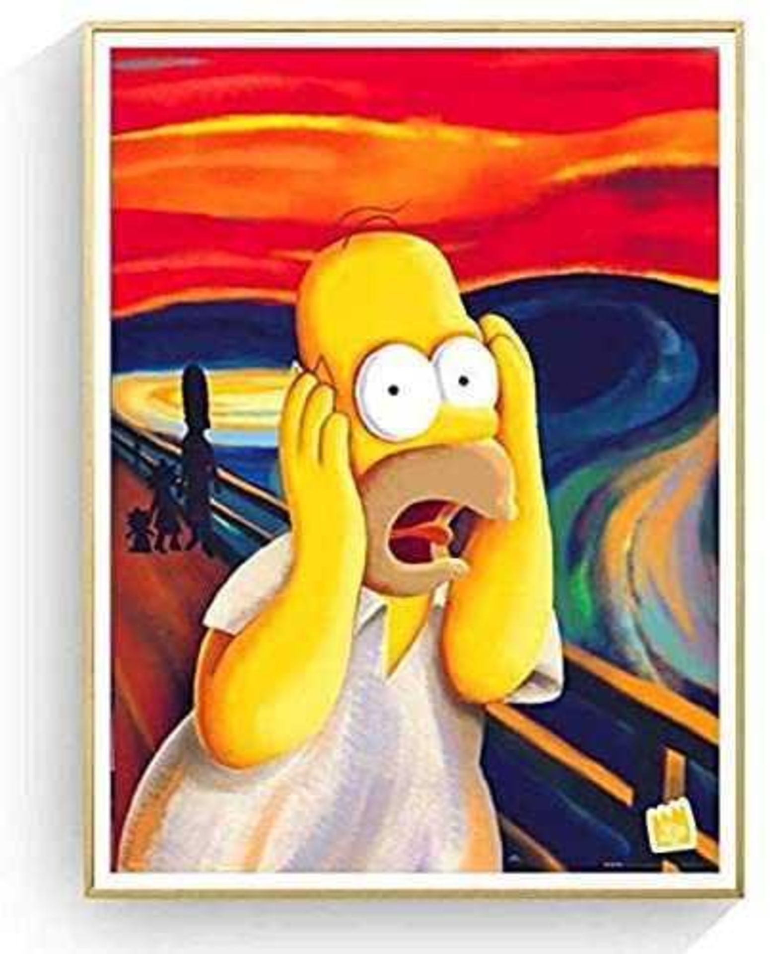 RRP £1300 BRAND NEW AND SEALED PALLET (51 Items) 2 x Artopweb "The Simpsons Homer L'Urlo" Decorative - Image 2 of 5