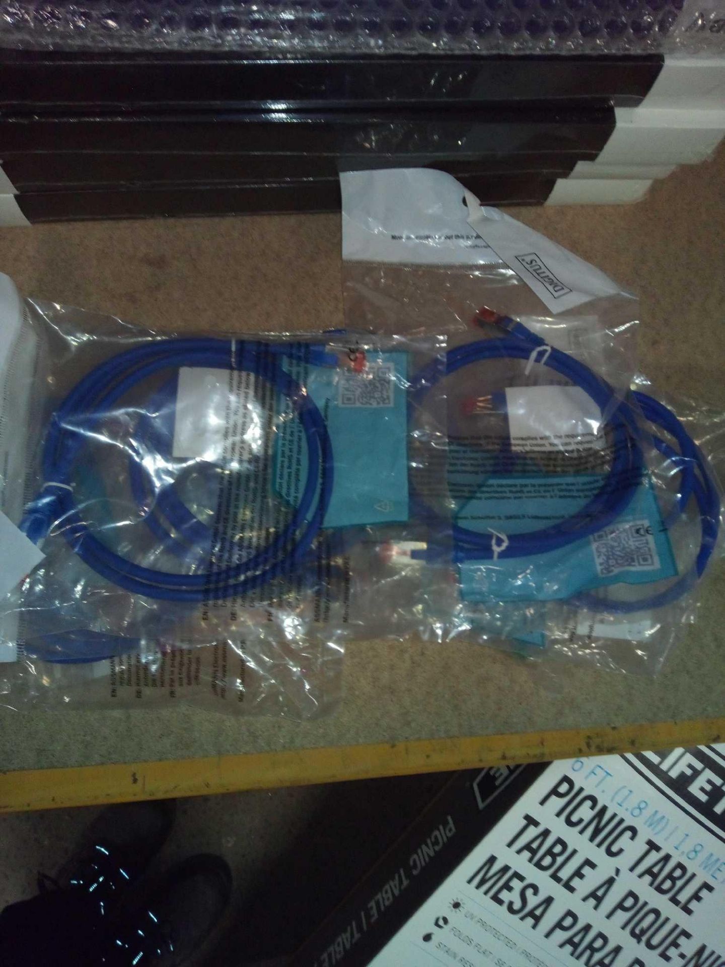 RRP £90 Lot To Contain X9 Digitus Ethernet Cable Blue - Image 2 of 2