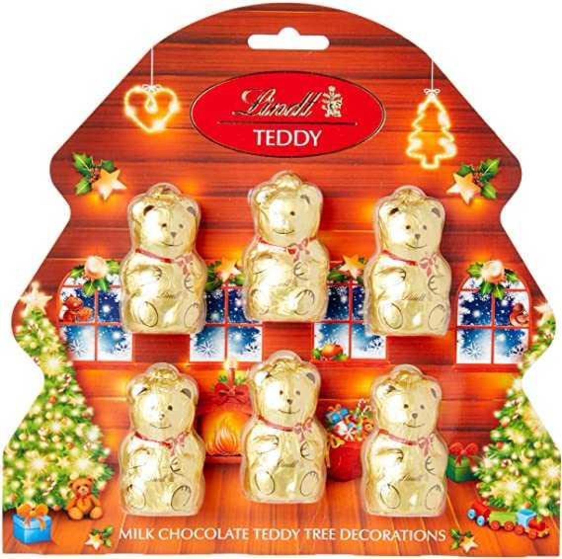 RRP £200 BRAND NEW AND SEALED (23 Items) 19 x Lindt Teddy Tree Decorations 60g - ideal for your Chri - Image 2 of 3