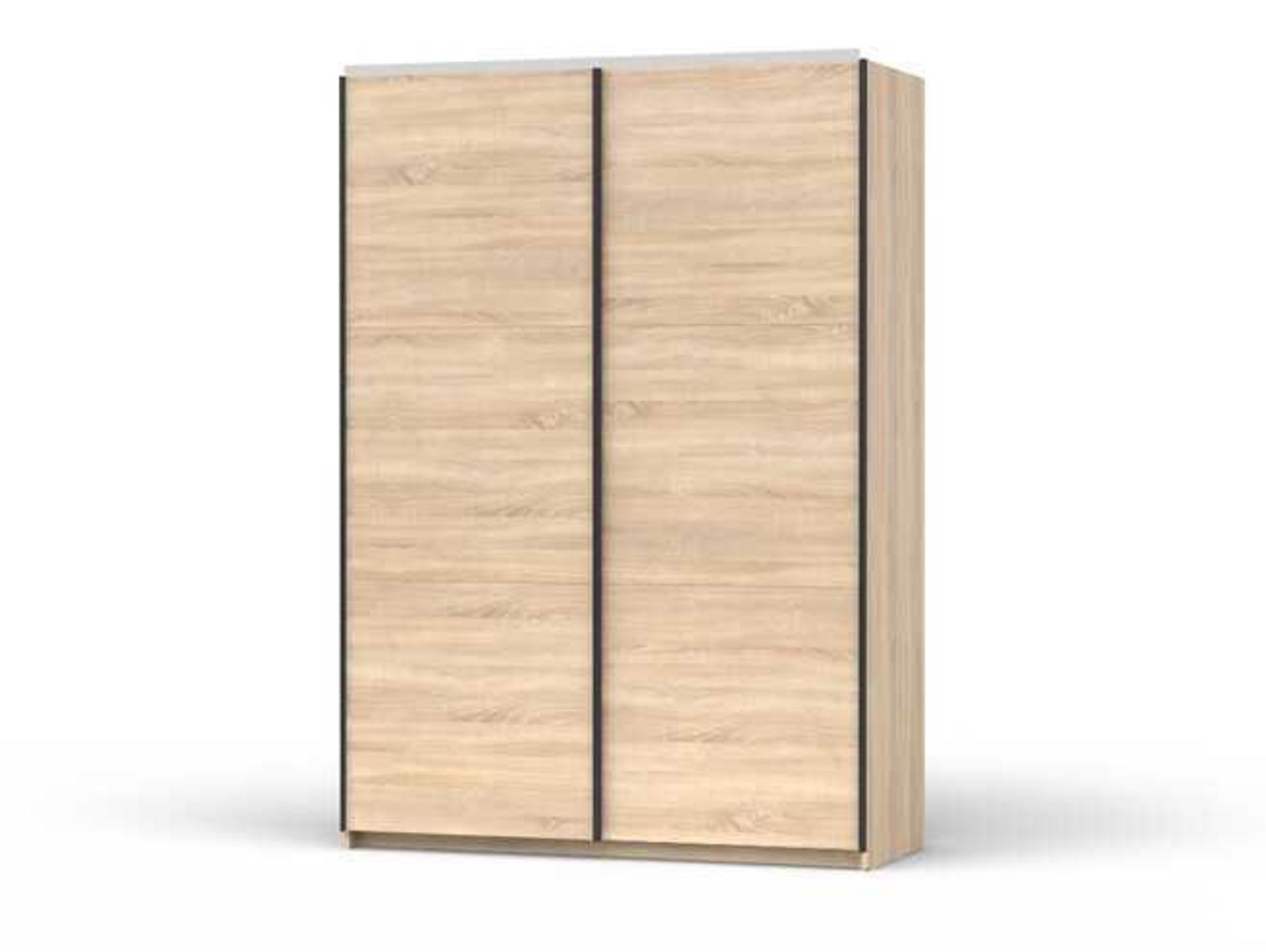 RRP £1650 Pallet To Contain 12 Boxed Sonoma Eiche 2 Door Wardrobes