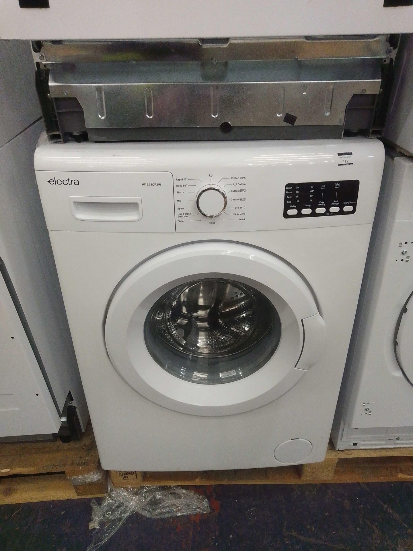 RRP £210 Lot To Contain Electra W1449Cf2We 7Kg Washing Machine(Sp) - Image 2 of 2