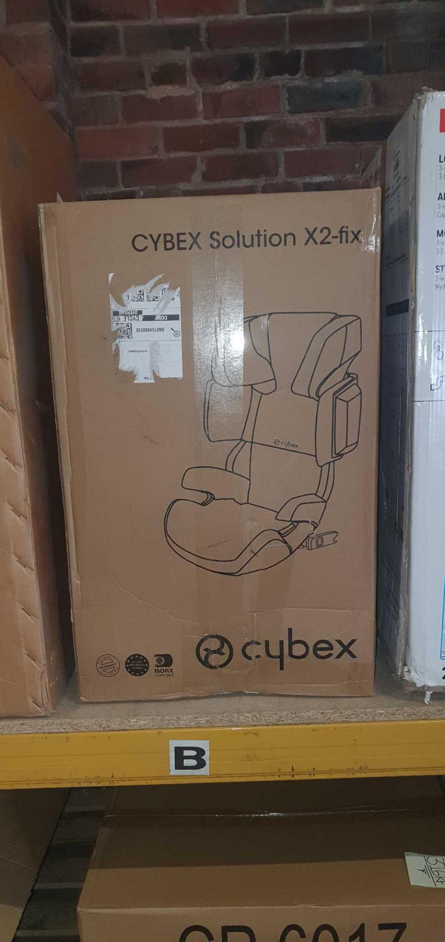 RRP £170 Lot To Contain 1X Boxed Cybex Solution X2-Fix Car Seat Blue (Aj) - Image 2 of 2