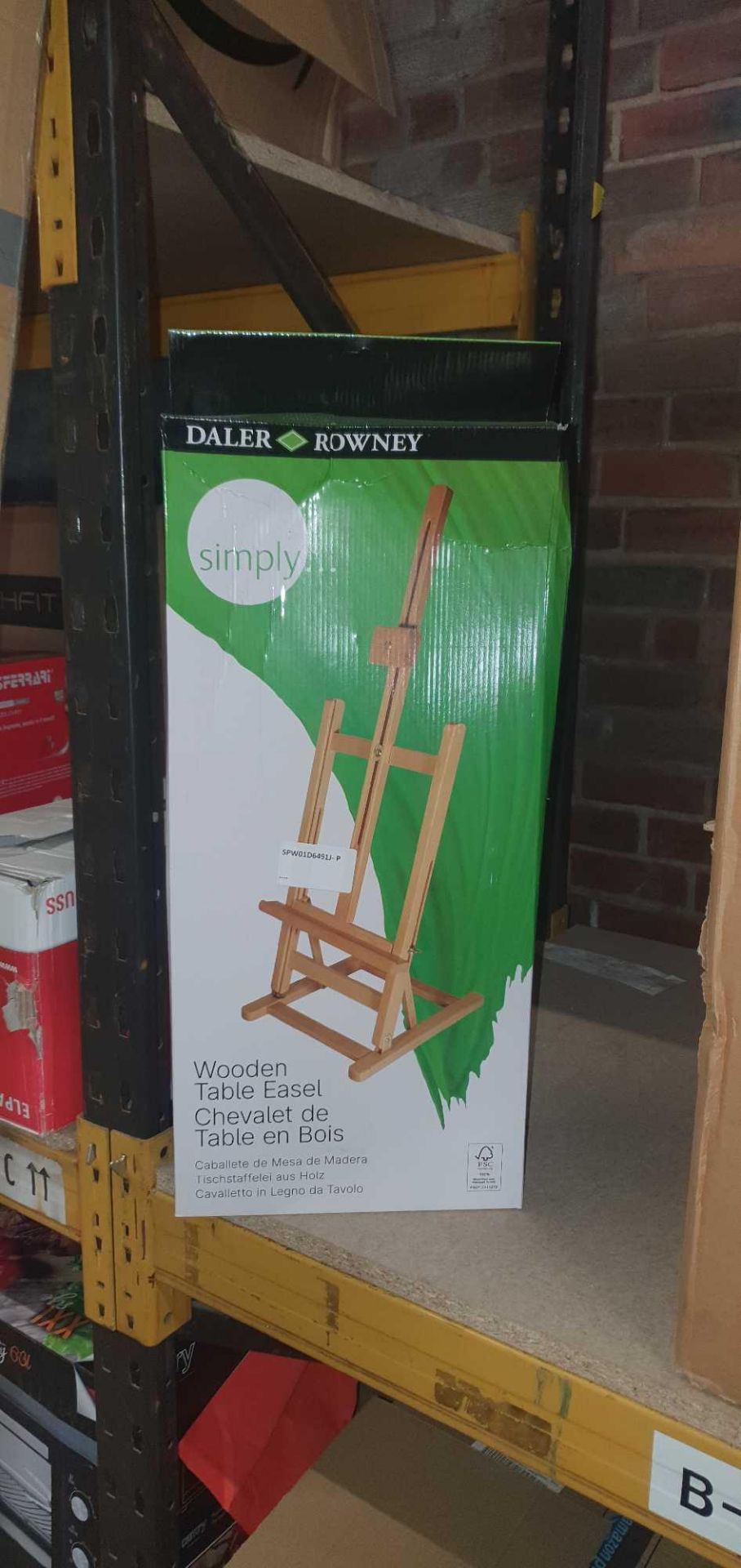 RRP £60 Lot To Contain 2X Boxed Daler Rowney Table Easel (Aj) Sw01D6491J-P - Image 3 of 3