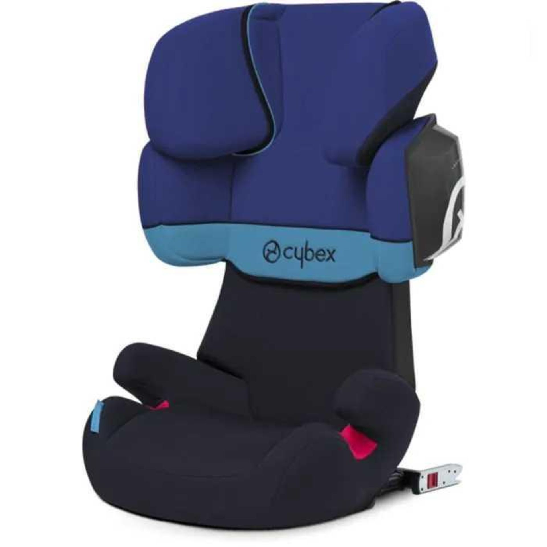 RRP £170 Lot To Contain 1X Boxed Cybex Solution X2-Fix Car Seat Blue (Aj)
