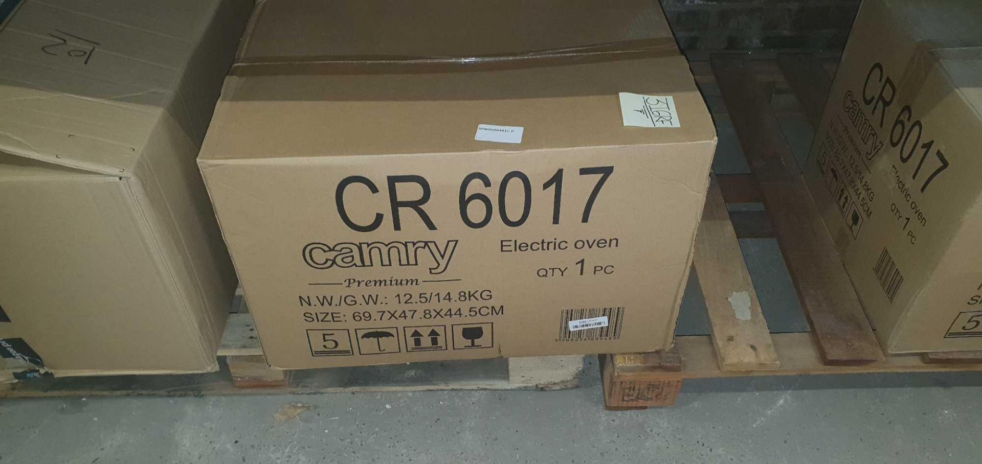 RRP £160 Lot To Contain 1X Boxed Camry Cr 6017 Oven Electric (Aj) Spw01D6491J-P - Image 2 of 2