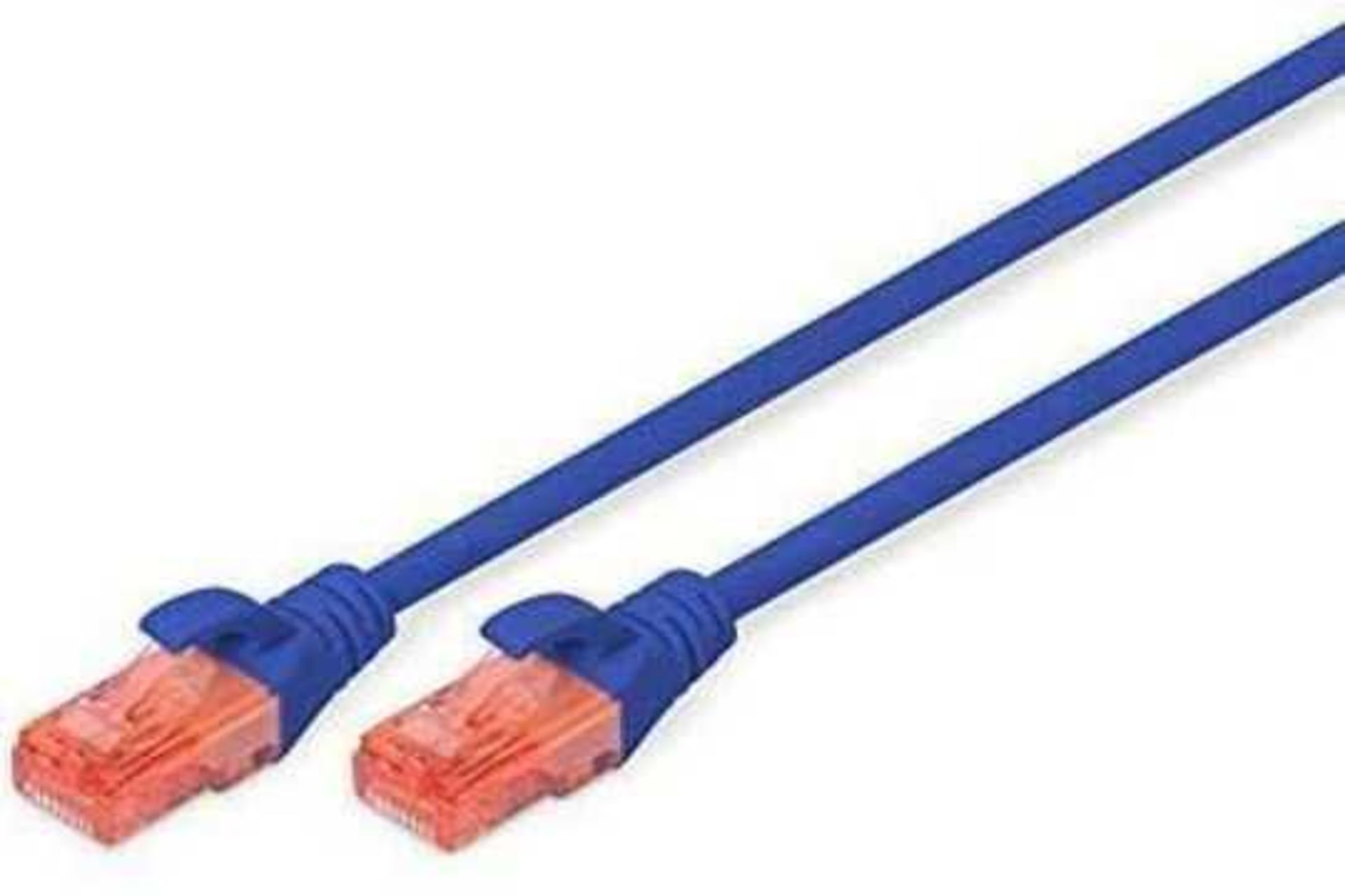 RRP £80 Lot To Contain X9 Digitus Cat 6 U-Utp Patch Cable, Network Lan Dsl Ethernet Cable, Pvc, Cca,
