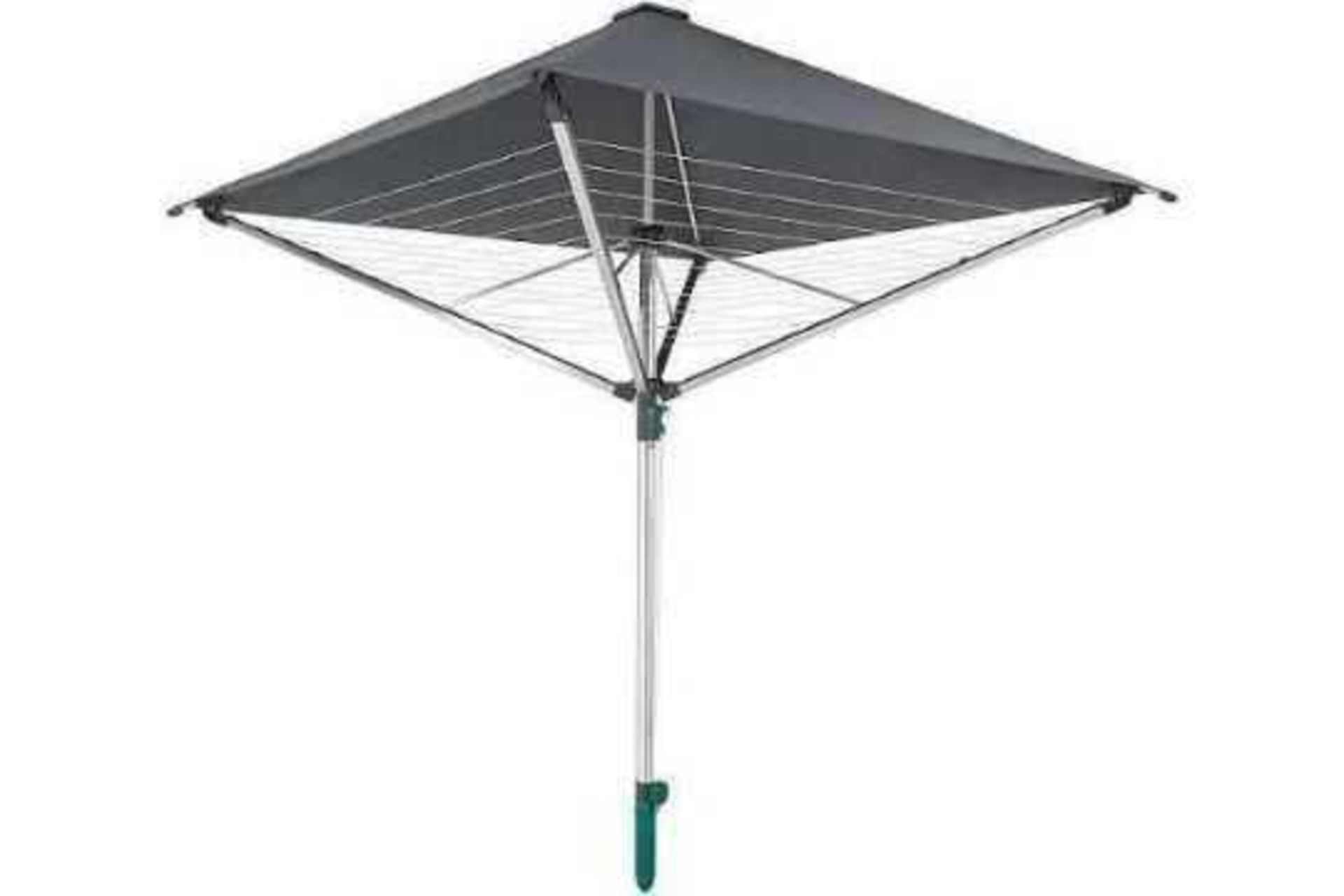 RRP £240 Lot To Contain 1X Bagged Leifheit Rotary Dryer Linoprotect 400, Aluminium - Rustproof, Grey