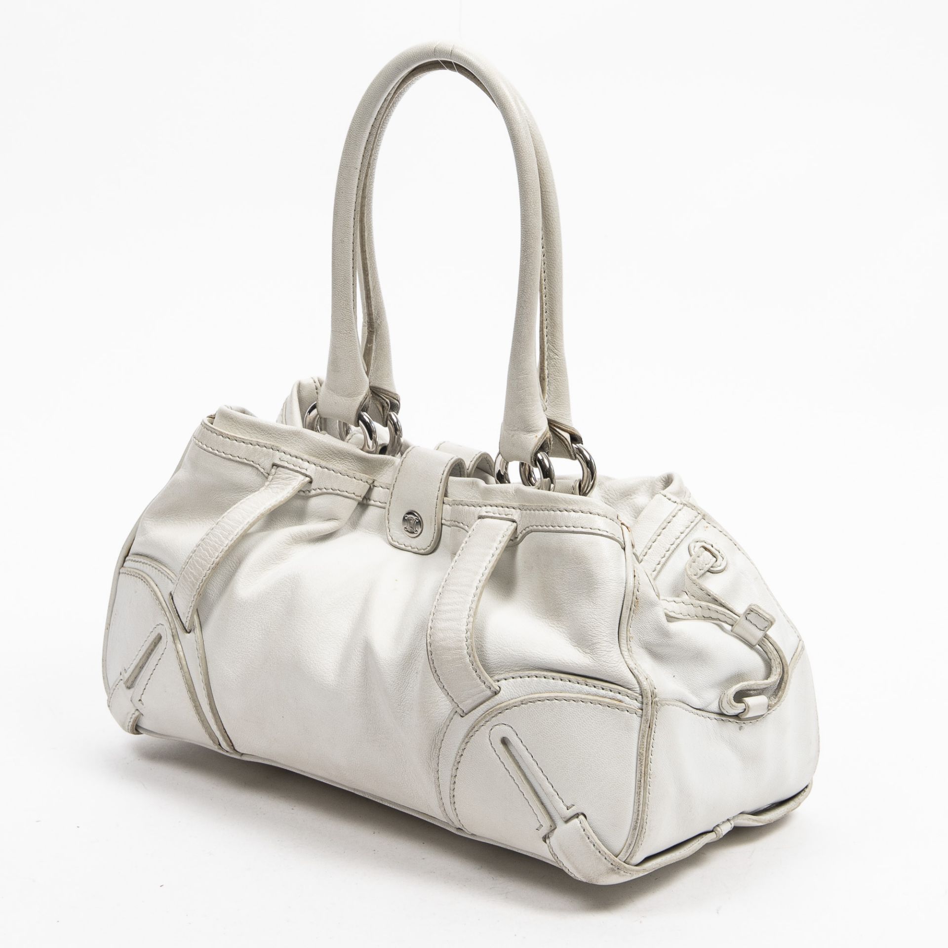 RRP £790.00 Lot To Contain 1 Celine Calf Leather Shoulder Tote Shoulder Bag In White - 34*19* - Image 2 of 2
