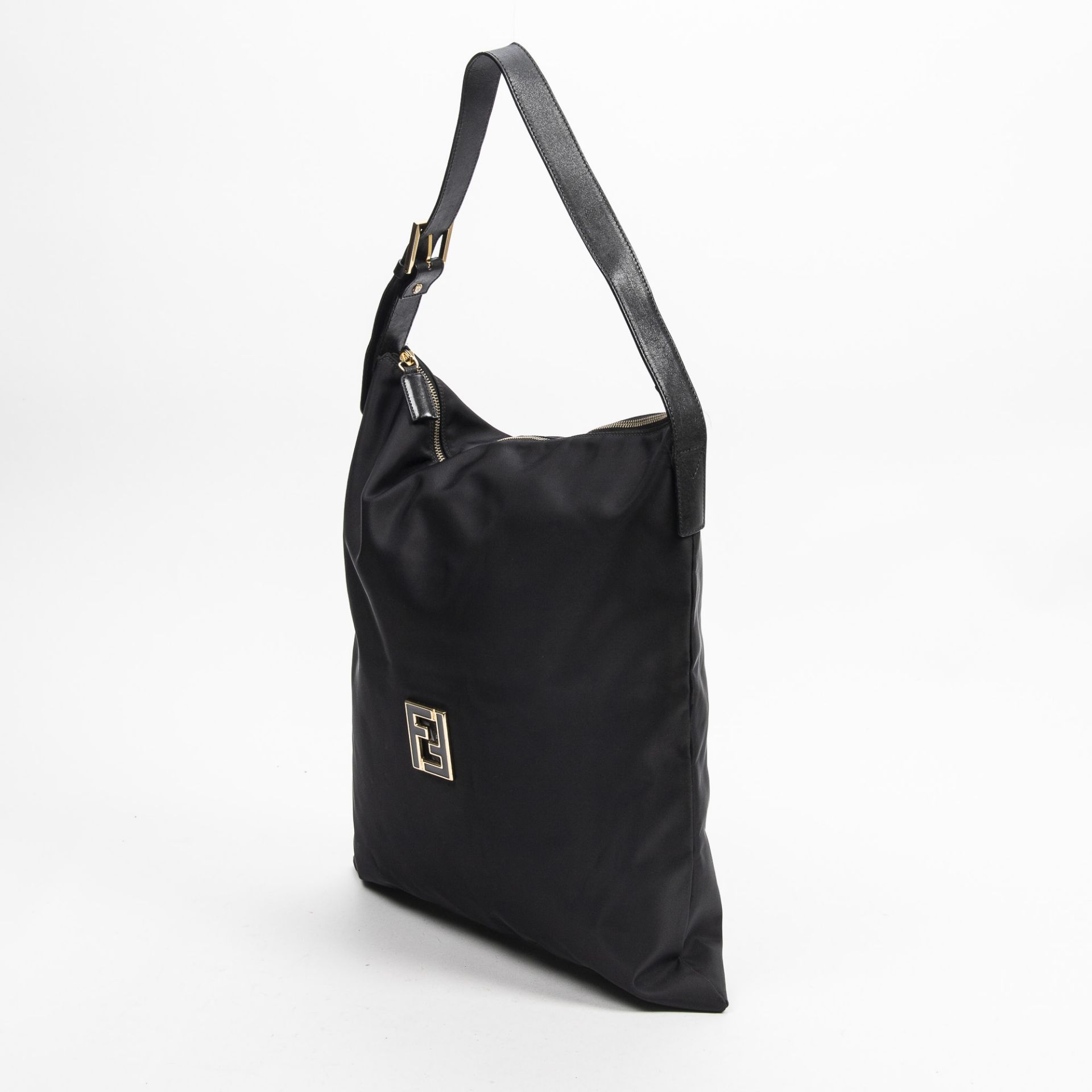 RRP £680.00 Lot To Contain 1 Fendi Canvas Large Zip Tote Shoulder Bag In Black - 41*46*3cm - A - - Image 2 of 3