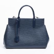 RRP £2050 A Blue Marine Louis Vuitton Marly Calf Leather Epi 34*25*16cm 34*25*16cm AAT9097