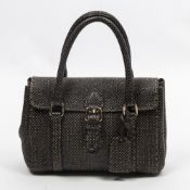 RRP £855.00 Lot To Contain 1 Fendi Calf Leather Selleria Mini Linda Shoulder Bag In Dark Brown -