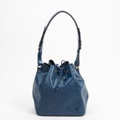 RRP £1250 A Blue Louis Vuitton Noe Calf Leather Epi 24*26*18cm 24*26*18cm AAT4639