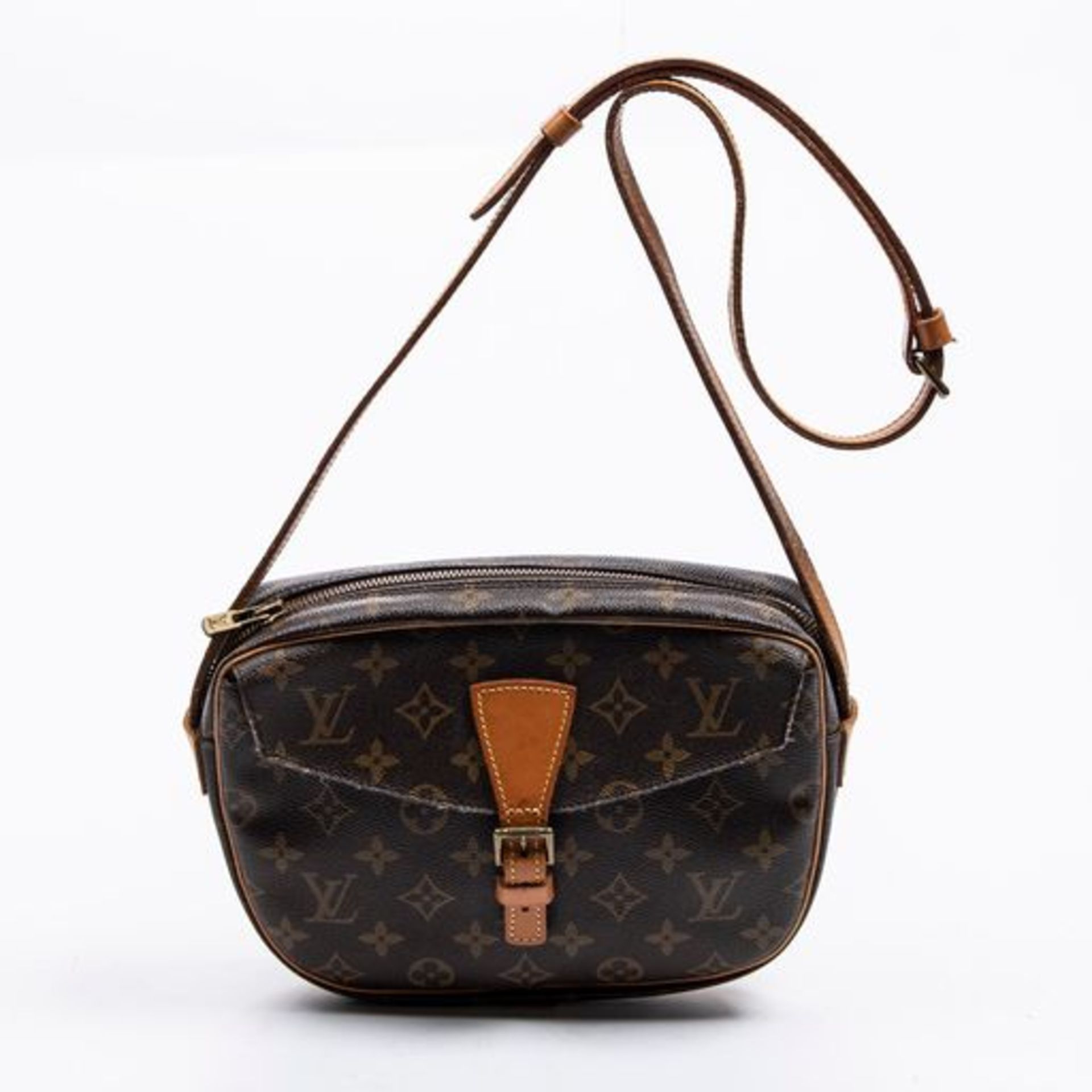 RRP £2,060.00 Lot To Contain 1 Louis Vuitton Coated Canvas Jeune Fille Shoulder Bag In Brown - 25*