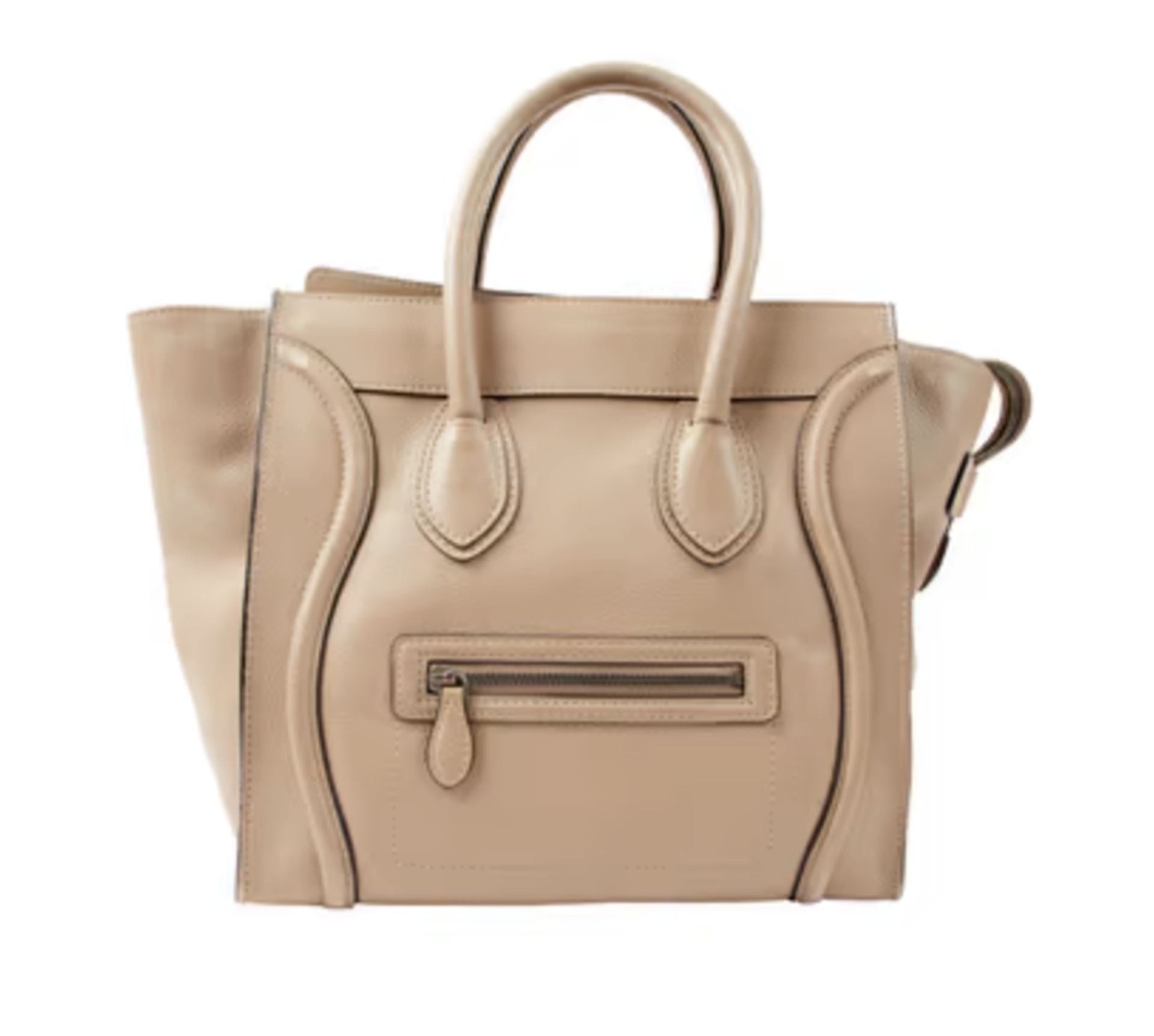 RRP £2250 A Beige/Sahara Celine Luggage Micro Calf Leather Suede/Smooth Leather AAI5800