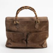 RRP £880.00 Lot To Contain 1 Gucci Calf Leather Vintage Bamboo Handle Shoulder Bag Shoulder Bag In