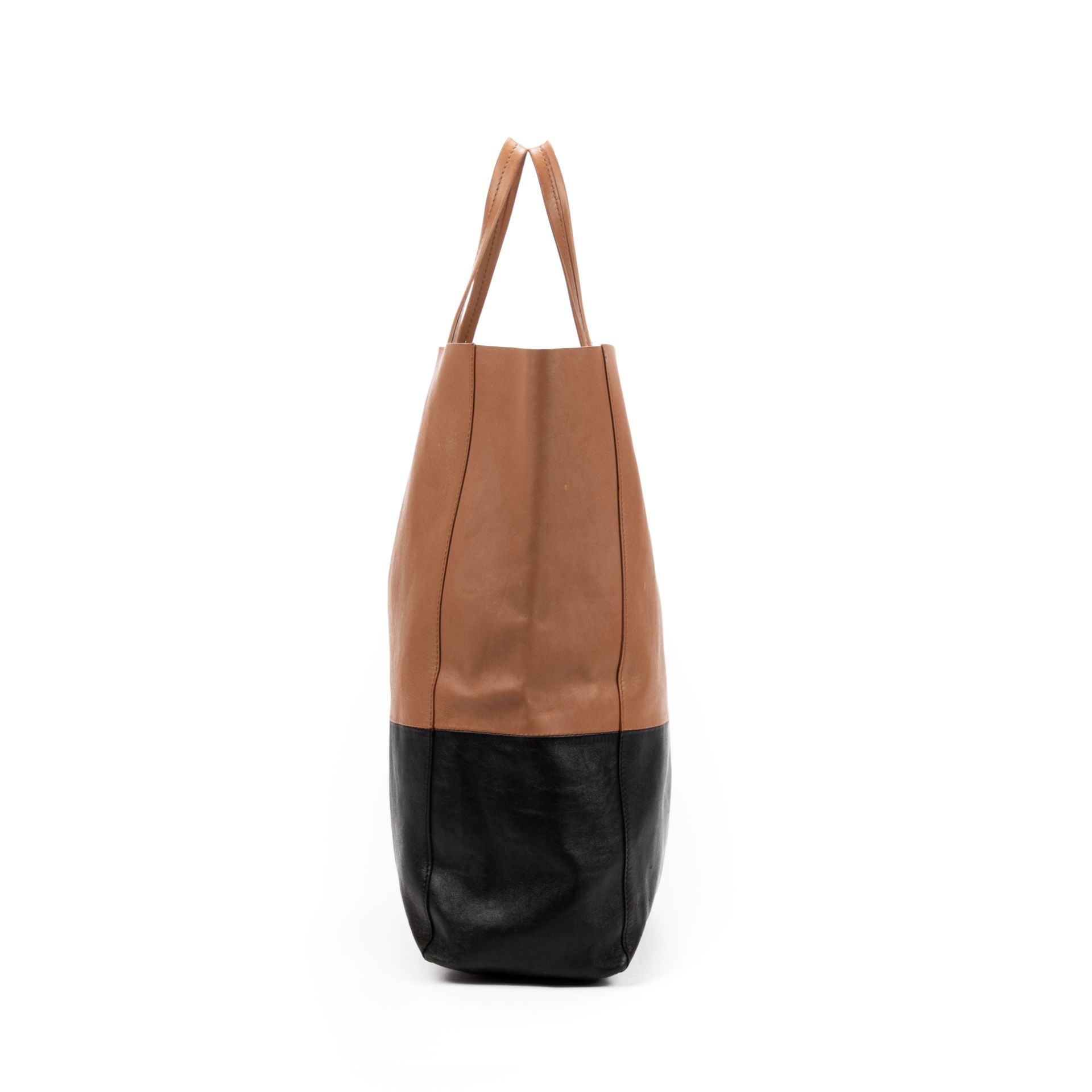 RRP £800 AB Black/Brown Celine Bi-color Tote Calf Leather Smooth Leather 30*40*13cm 30*40*13cm AAR24 - Image 4 of 7