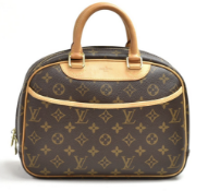 RRP £1300 Louis Vuitton Trouville Handbag Coated Canvas Monogram, Grade A, Aam9805 (Condition